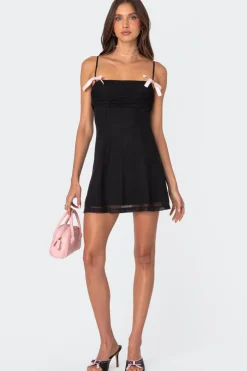 Anette Mesh Mini Dress