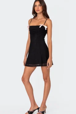 Anette Mesh Mini Dress