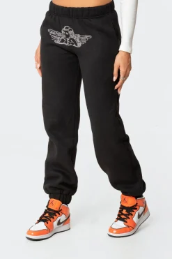 Angie Rhinestone Sweatpants