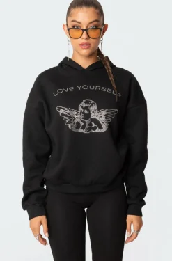 Angie Rhinstone Hoodie