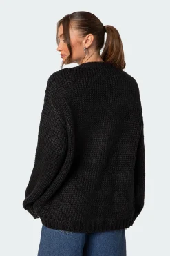 Anina Oversized Knit Cardigan