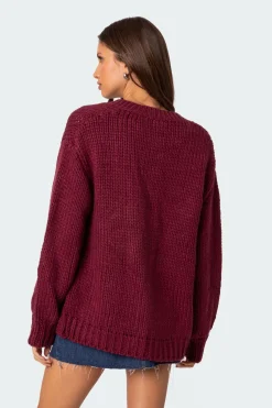 Anina Oversized Knit Cardigan