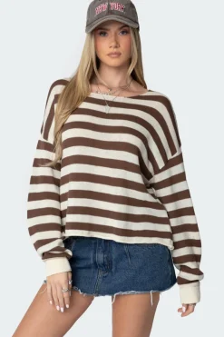 Anney Oversized Striped Sweater