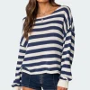 Anney Oversized Striped Sweater
