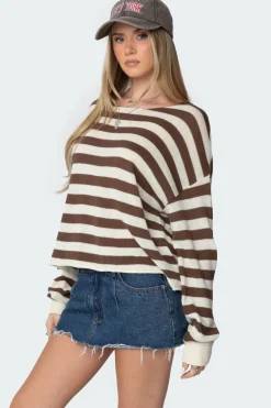 Anney Oversized Striped Sweater