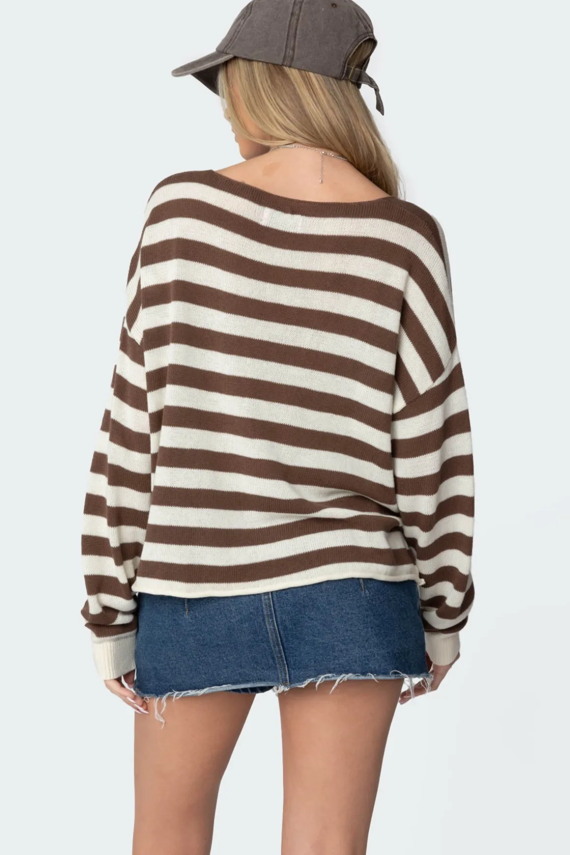Anney Oversized Striped Sweater