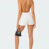 Annie Ribbed Open-Back Jumpsuit