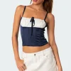 Arabelle Satin Lace Up Corset
