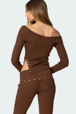 Aries Studded Asymmetric Top