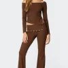 Aries Studded Fold Over Leggings