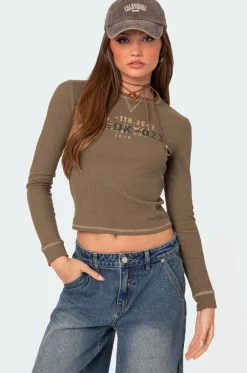 Army Wife Ribbed T Shirt