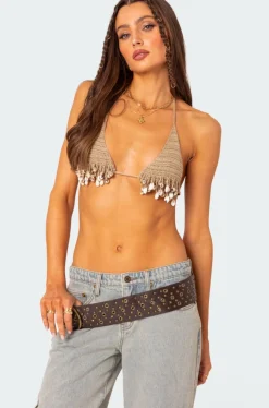 Aruba Beaded Crochet Bra Top