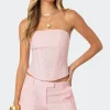 Arya Linen Look Corset