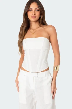 Arya Linen Look Corset