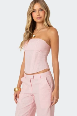 Arya Linen Look Corset