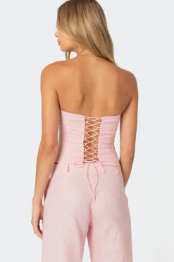 Arya Linen Look Corset