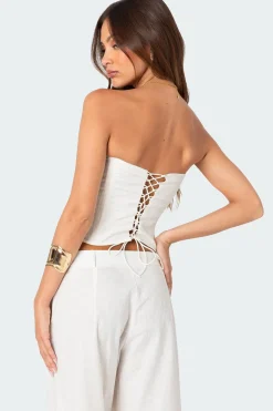 Arya Linen Look Corset