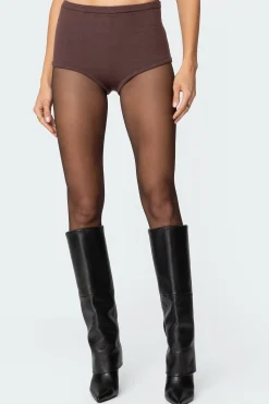 Ashlin Knit Micro Shorts