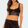 Aspen Sheer Lace Bra Top