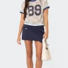 Asymmetric Pocket Mini Skirt