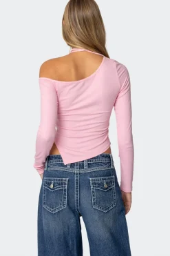 Asymmetric Two Piece Choker Top