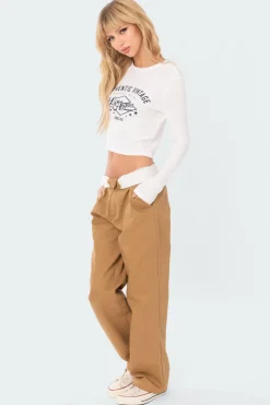 Athleisure Waffle Top