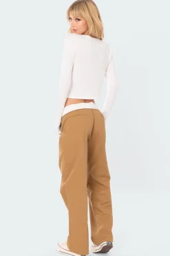 Athleisure Waffle Top