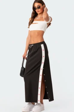 Athletic Low Rise Maxi Skirt