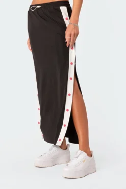 Athletic Low Rise Maxi Skirt