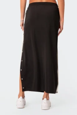 Athletic Low Rise Maxi Skirt