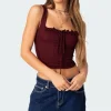 Aurelia Bustier Mesh Top