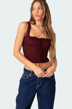 Aurelia Bustier Mesh Top