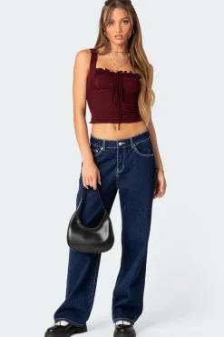 Aurelia Bustier Mesh Top