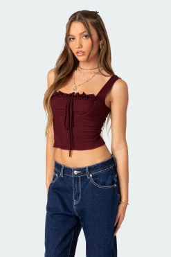 Aurelia Bustier Mesh Top