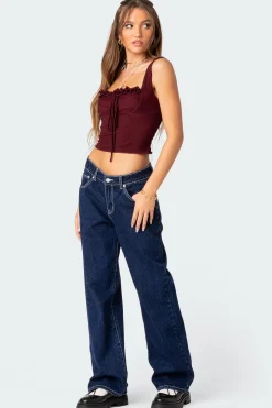 Aurelia Bustier Mesh Top