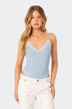 Aurora Lace Trim Bodysuit