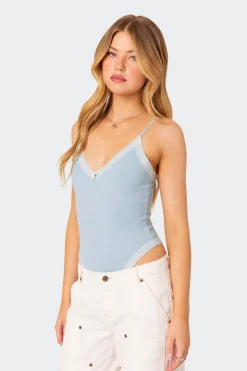 Aurora Lace Trim Bodysuit