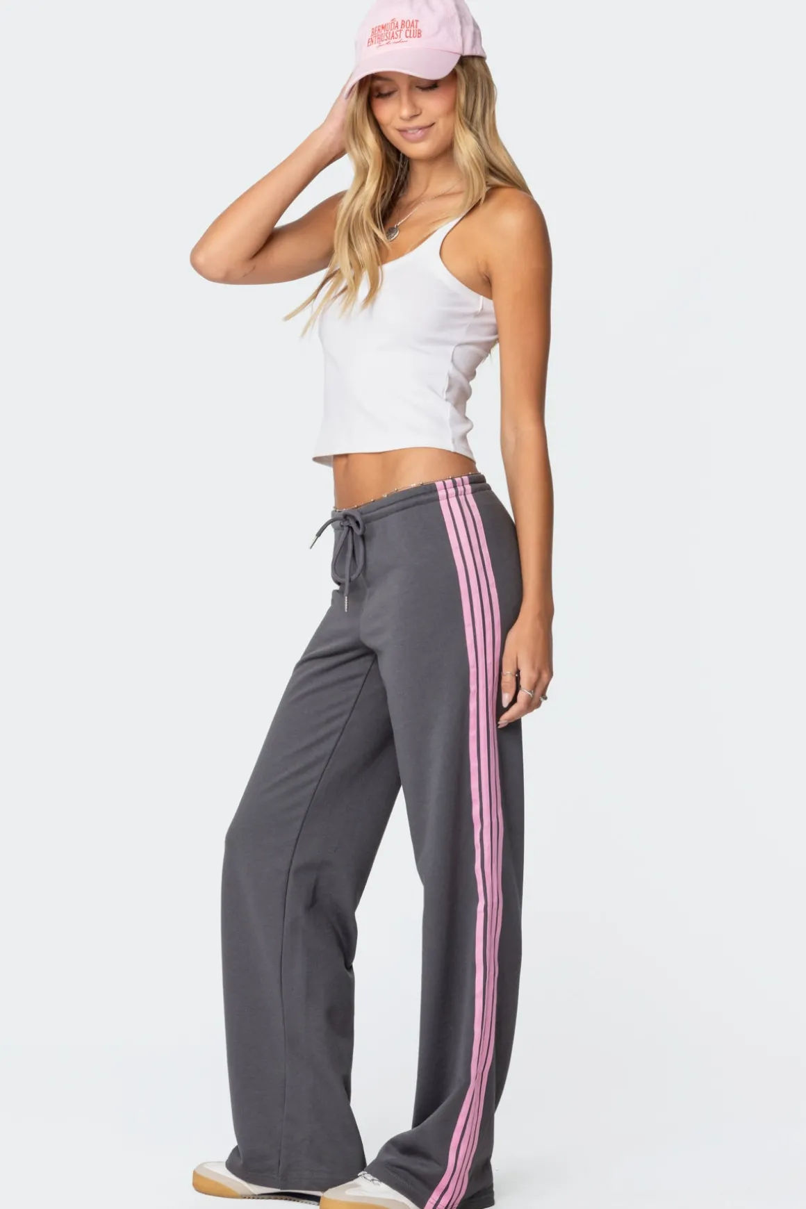 Averie Contrast Striped Sweatpants