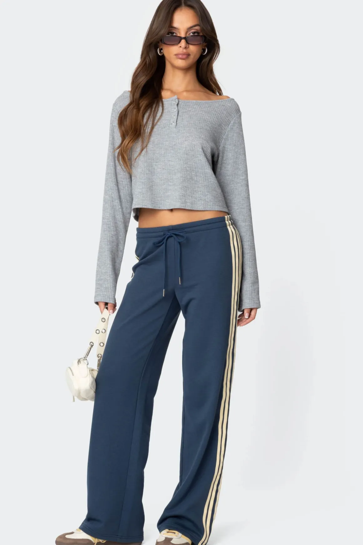 Averie Contrast Striped Sweatpants