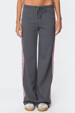 Averie Contrast Striped Sweatpants