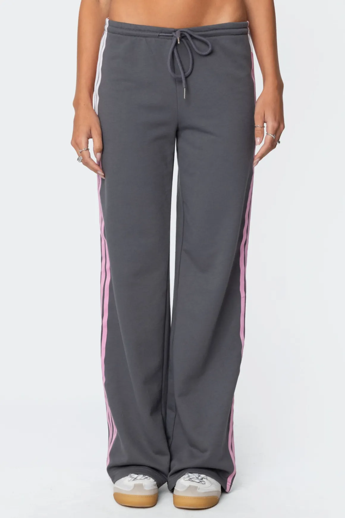 Averie Contrast Striped Sweatpants