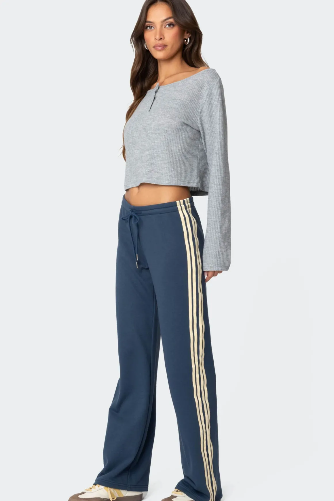 Averie Contrast Striped Sweatpants