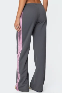 Averie Contrast Striped Sweatpants