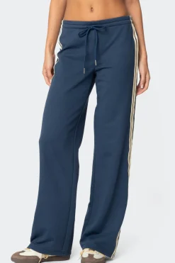 Averie Contrast Striped Sweatpants