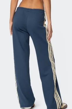 Averie Contrast Striped Sweatpants