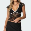 Avi Sheer Lace Top