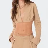 Avianna Open Back Collared Shirt