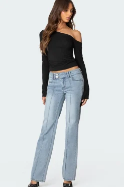 Avril Boot Cut Low Rise Jeans