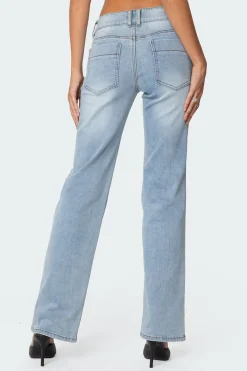 Avril Boot Cut Low Rise Jeans