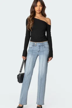 Avril Boot Cut Low Rise Jeans